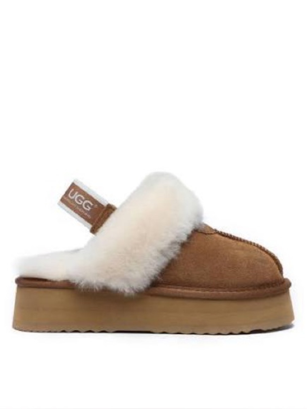 WOMEN'S UGG PLATFORM SCUFF SLIPPER